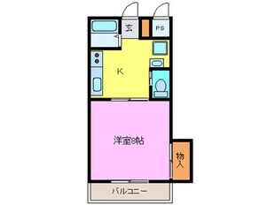 サンハイムⅡの物件間取画像